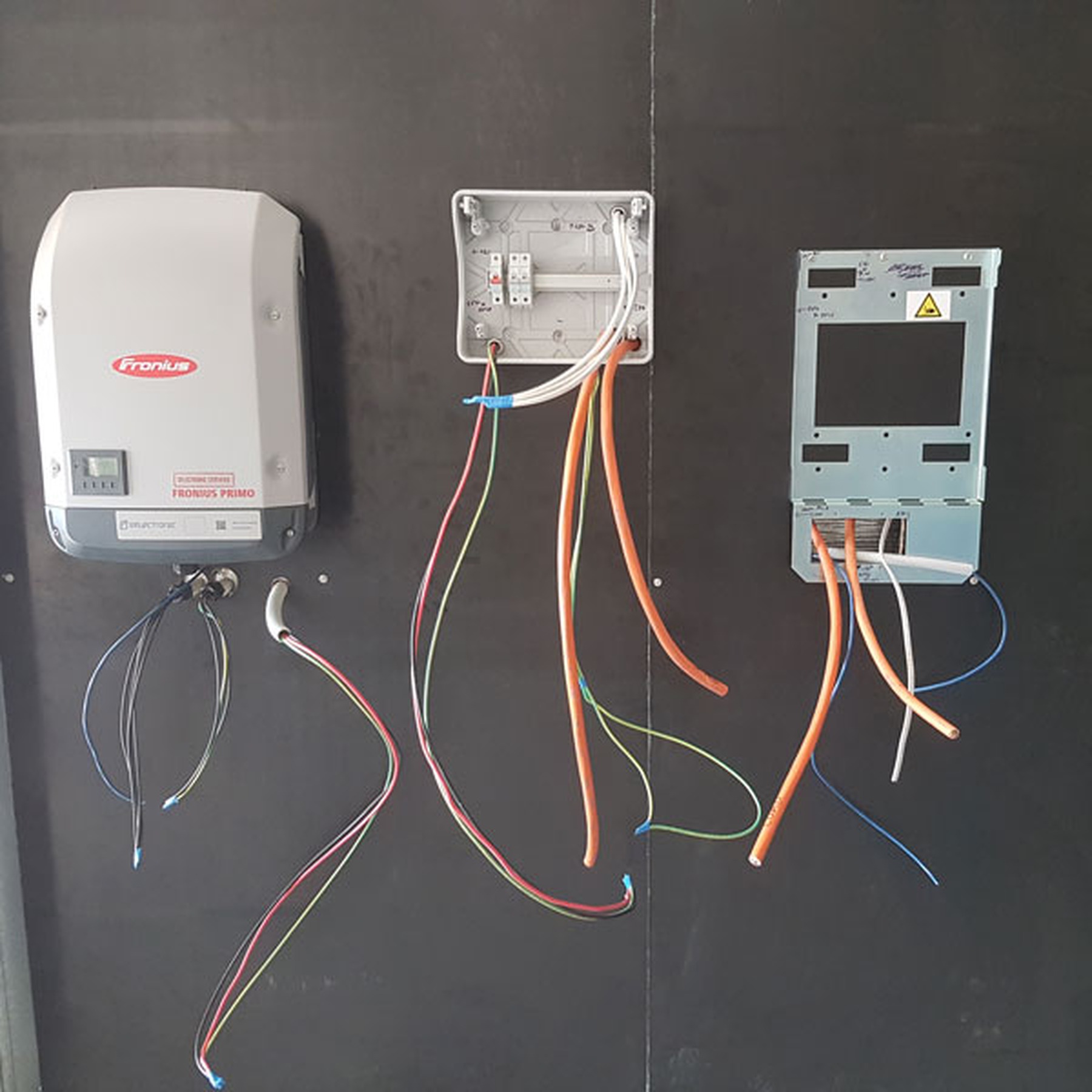 Off grid solar installation